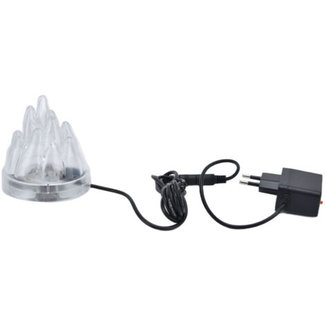 LED-Aquarienleuchte mit Sauerstoffanreicherung, weißes Gehäuse und rotes Licht, Weitbereichsspannung 110–240 V, farbenfrohe Dekoration