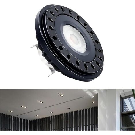 LED AR111 Reflektorlampe G53 Spot 10W 40° Blanc Chaud 2700K 12V Spotlicht Tracklight 850lm 75W Halogène Remplacement AR111 G53 Downlight Wandleuchte