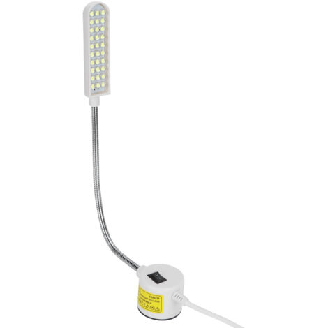 LED-Arbeitsleuchte für Nähmaschinen, 30 LEDs, Magnetfuß und EU-Stecker, AC110-250V