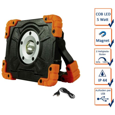 LED Arbeitsleuchte Magnet, Akku Powerbank & USB Ladekabel