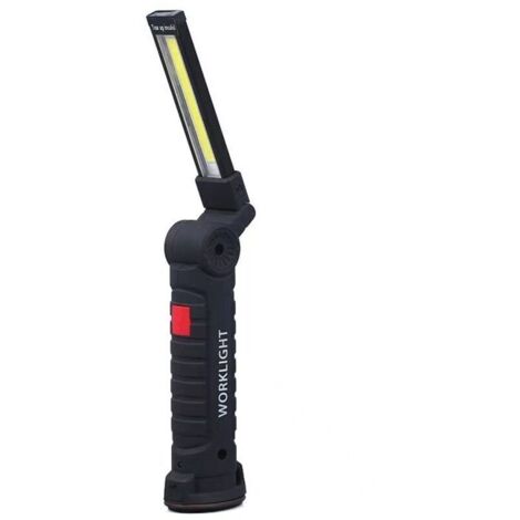 LED-Arbeitsleuchte mit Magnetfuß, 5 Beleuchtungsmodi, USB-Anschluss