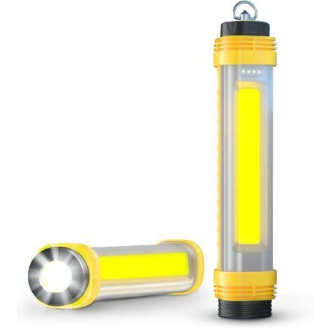 LED-Arbeitsleuchte – Werkstattlampe – superhelle magnetische COB-LED-Leuchte – wiederaufladbare Inspektionsleuchte – Campinglaterne mit Magnet für Autoreparaturen