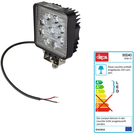 2x 27W LED Arbeitsscheinwerfer – 12-30V, 2150 Lumen, IP67 Wasserdicht, Für Offroad & Werkstatt