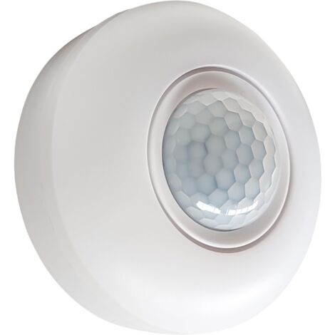 LED ATOMANT Rilevatore di Movimento a Infrarossi di Superficie, con Sensore di Luce Dimmerabile, Portata 6m, Angolo di rilevamento 360º, Sensore PIR, Per i LED