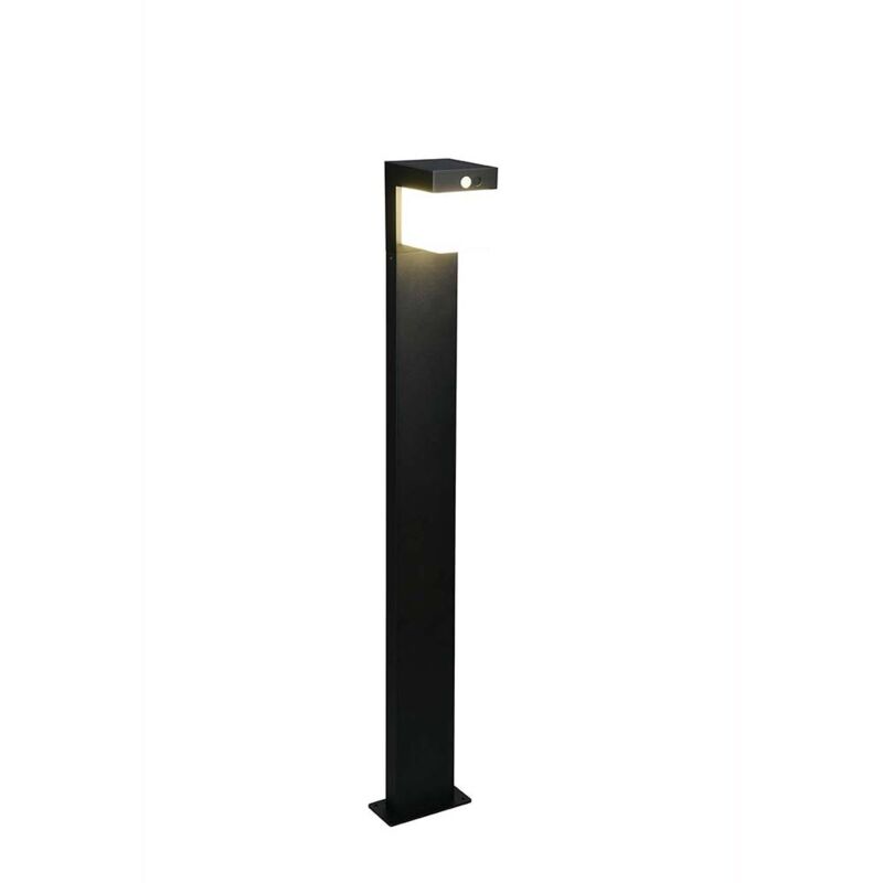 Trio Lighting Led Außenstehlampe Gartenleuchte Wegeleuchte Solar Metall Schwarz Sensor H 100cm