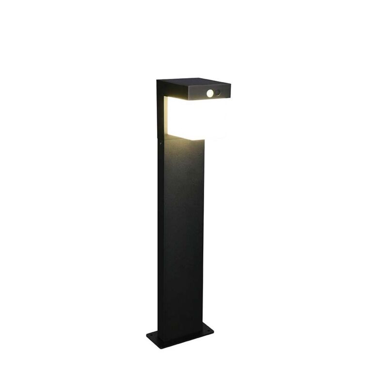 Trio Lighting Led Außenstehlampe Wegeleuchte Gartenlampe Solar Schwarz Sensor Akku H 50 Cm