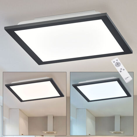 LED Aufbau Panel Decken Strahler Leuchte Fernbedienung Wohn Zimmer Tages-licht Lampe dimmbar