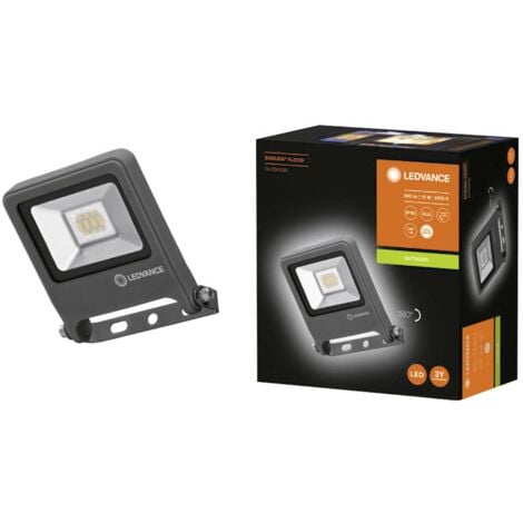 LEDVANCE LED Fluter, Leuchte für Außenanwendungen, Warmweiß, 163,0 mm x 186,0 mm x 34,0 mm, ENDURA FLOOD