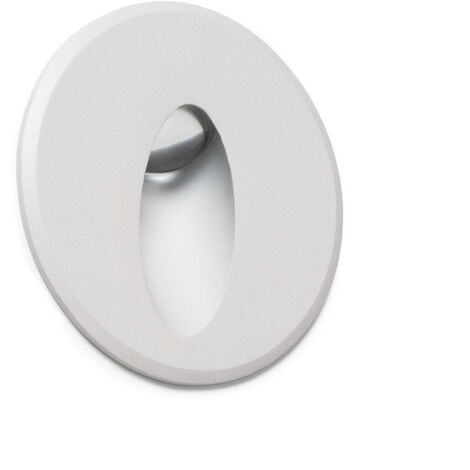LED Außenleuchte 3W Einbau Wand Rund Oval Adam 4000K Weiß Neutralweiß