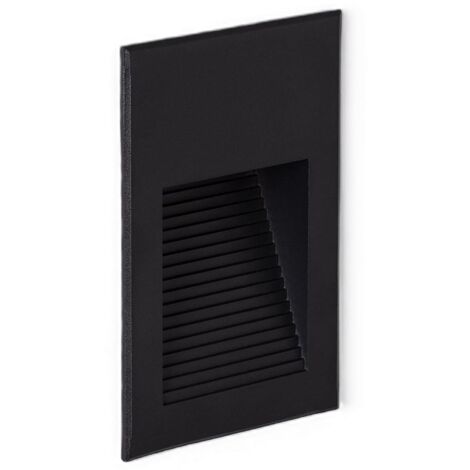 LED Außenleuchte 5W Einbau/ Unterputz für Wandmontage Olite 2700K Schwarz Warmweiß