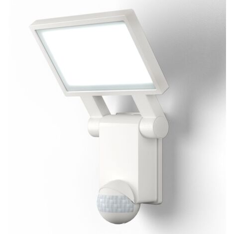 LED Außenleuchte Bewegungsmelder Wand-Leuchte 20W Garten-Lampe Sensor IP44 WEISS