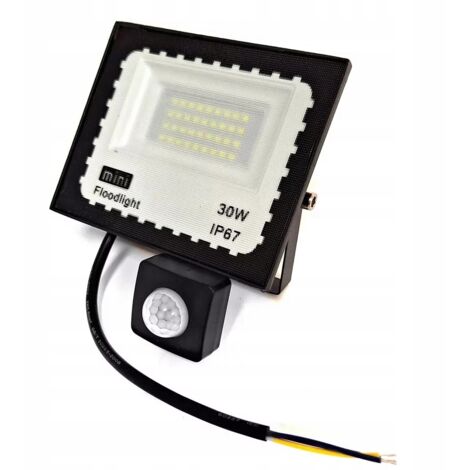 LED-Außenleuchte mit Bewegungs- und Dämmerungssensor, 30 W, leistungsstark