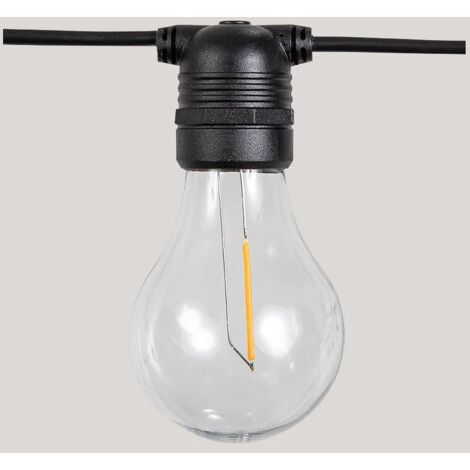 LED Außenlichterkette E27 LED 2700 K warmweißes Licht IP44 Modern Außenlichterkette Lichtergirlande Garten Terrasse