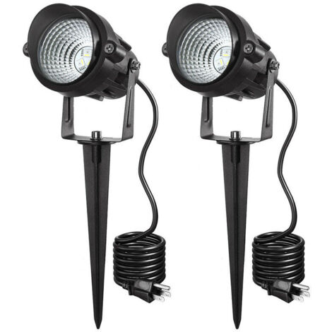 LED-Außenstrahler mit Erdspieß, LED-Erdspießbeleuchtung für den Außenbereich, IP65, wasserdichte Gartenlampe, 15 W, Rasenlicht, Baumlicht, LED-Bodenlicht, buntes RGB-Rasenlicht