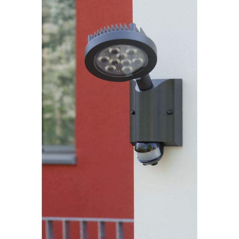 LED Außenstrahler mit Sensor EcoLight Lutec Nevada 6102 SPIRGR 4303424