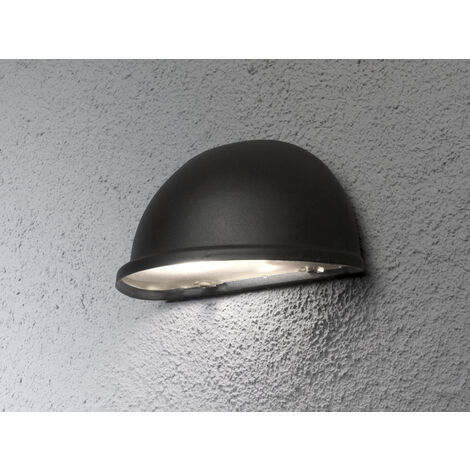LED Außenwandleuchte Aluminium Schwarz - Moderne Hausbeleuchtung