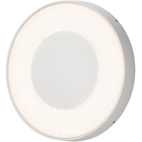 LED Außenwandleuchte / Deckenleuchte CARRARA weiß inkl. Fernbedienung, 25W