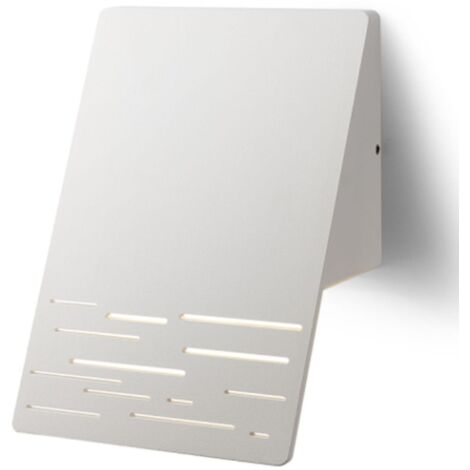 LED Außenwandleuchte Glas Aluminium IP44 3000 K warmweiß 550 lm B: 15 cm Weiß eckig Modern