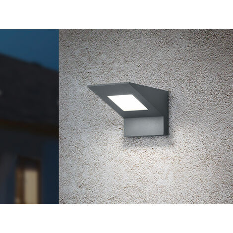 LED Außenwandleuchte NELSON Downlight aus Aluminium in Anthrazit