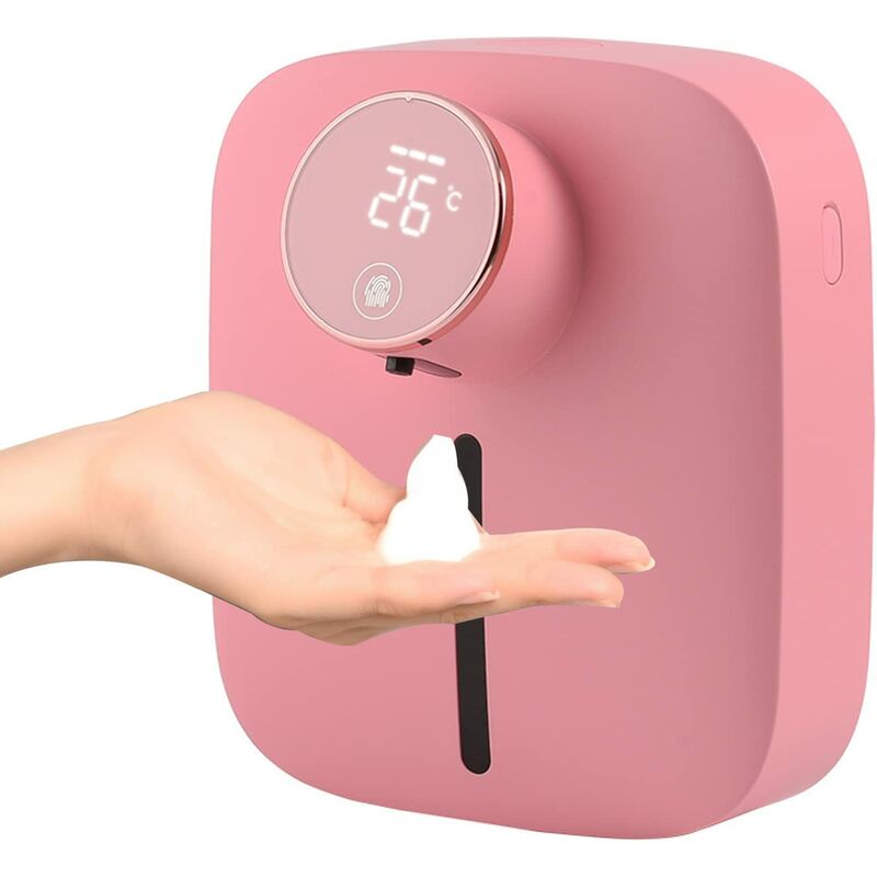 Led Automatic Soap Dispenser Wall Mounted,Touchless Hands Free Foaming Soap Dispenser,Electric Sensor Liquid Soap Dispenser For Bathroom Hotel