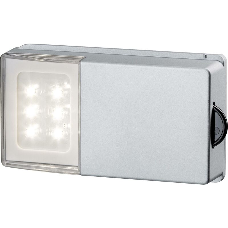 SnapLED Luminaire pour armoire led avec rouleau glisseur led led intégrée 0.33 w blanc chaud argent W586241 - Paulmann