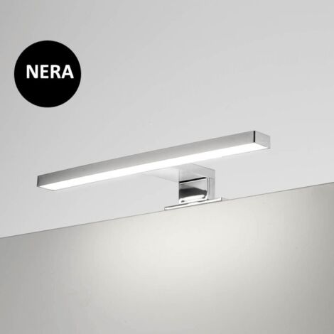 LED-Badezimmerleuchte Kyra 300 mm schwarz