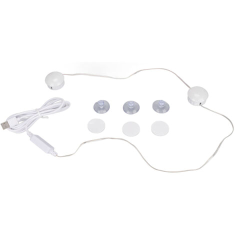 LED-Badezimmerspiegel mit Beleuchtung, USB-betrieben, zum Schminken und Ankleiden