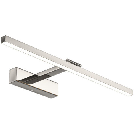 LED-Badezimmerspiegelleuchte aus Edelstahl, einzeln, 8 W, warmweißes Licht, 40 cm