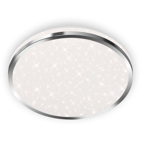 LED Badleuchte Badlampe Sternenhimmel IP44 12 W chrom Kunststoff Ø28cm Briloner