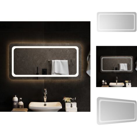 LED-Badspiegel 100x50 cm vidaXL