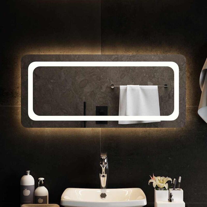 Led-badspiegel 90x40 Cm Vidaxl