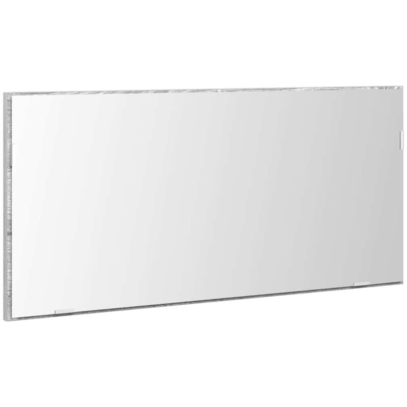 Badezimmer Spiegel Mit Spiegel Hochgrau Sonoma 80 X 8, 5 X 37 Cm Vidaxl