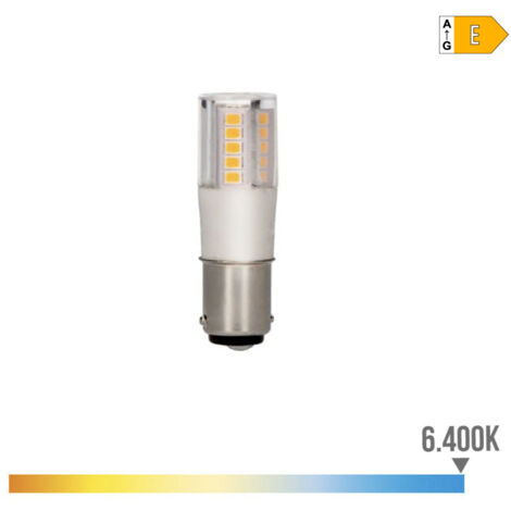 LED Bajonettbirne, B15D, 6W, 700lm, 6400K, kaltes Licht, Ø17x57cm  EDM 98936