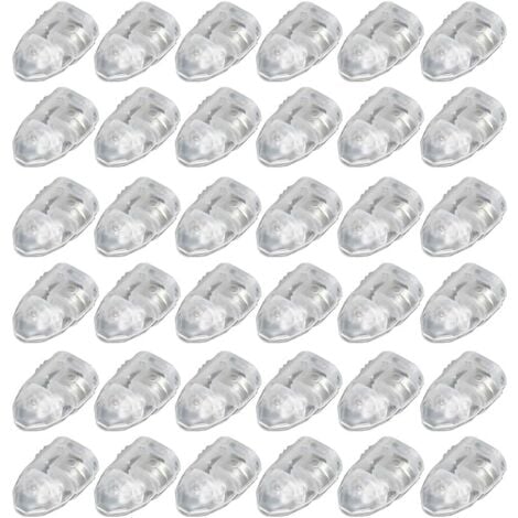 AOUGO LED-Ballonlichter, LED-Ballonlichter, Kugellampe, Mini-Blitzlicht, Lampen, LED-Partylichter für Laternenbar, Weihnachten, Hochzeit, Party (30 Stück, Größe: 3 cm x 1,5 cm x 1,2 cm)