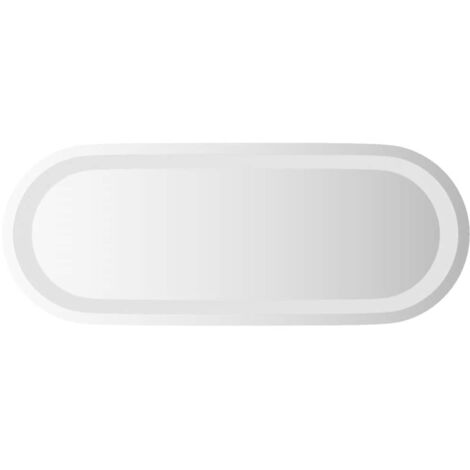 LED Bathroom Mirror 50x20 cm Oval vidaXL