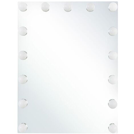 LED Bathroom Mirror LUCENAY 40 cm 50 cm Silver