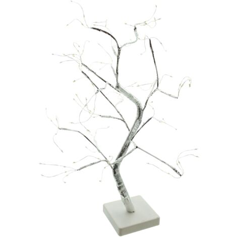 LED-Baum "Silber", batteriebetrieben, Innenbereich, Wohnaccessoires&nbspFF-770187