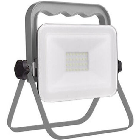 LED Baustrahler klappbar 1,8m Kabel (B 11, H 18, T 3 cm) IP65, 20 Watt