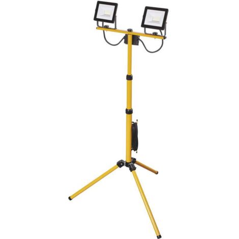 LED Baustrahler mit Stativ 2 x 20,5 W