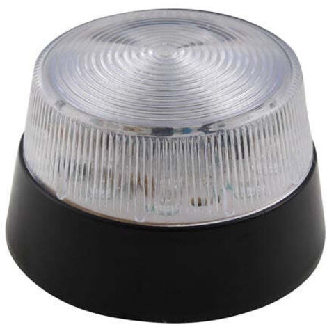 LED-BLITZLICHT - TRANSPARENT - 12 VDC - ø 77 mm