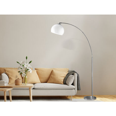 LED Bogenleuchte mit großer Ausladung, Kopf schwenkbar - 180cm hoch