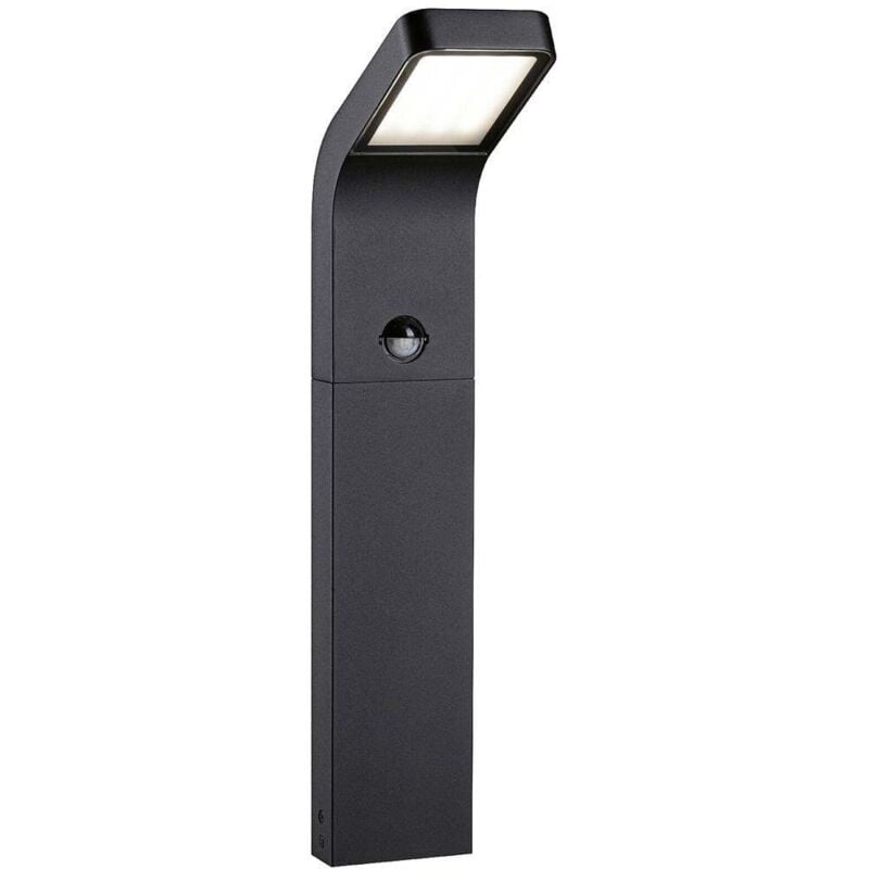 Paulmann - Borne extérieure led Kulma à détection 7,5 w 520 lm 3000K anthracite