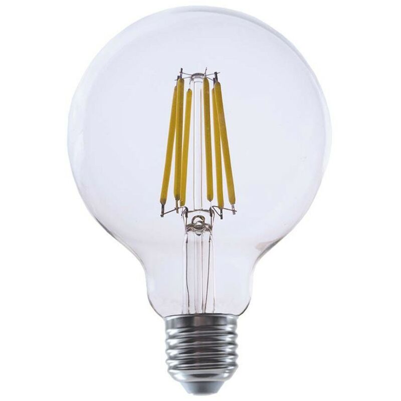 Image of LAMPADINA LED E27 4W BULB G95 GLOBO FILAMENT IN VETRO TRASPARENTE - SKU 2994 / 2995 Bianco Naturale