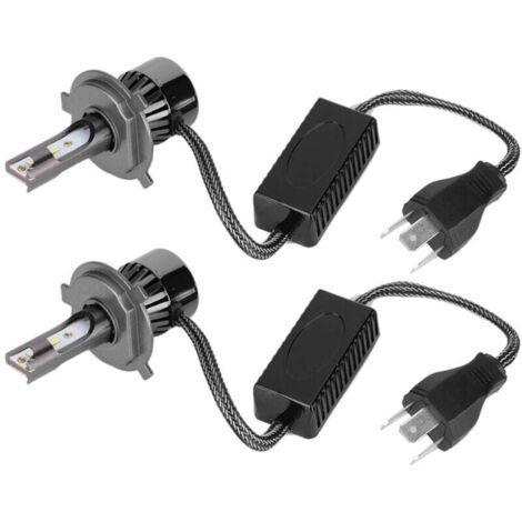 LED bulbs H4 60W, white light 6000K, for car lights,