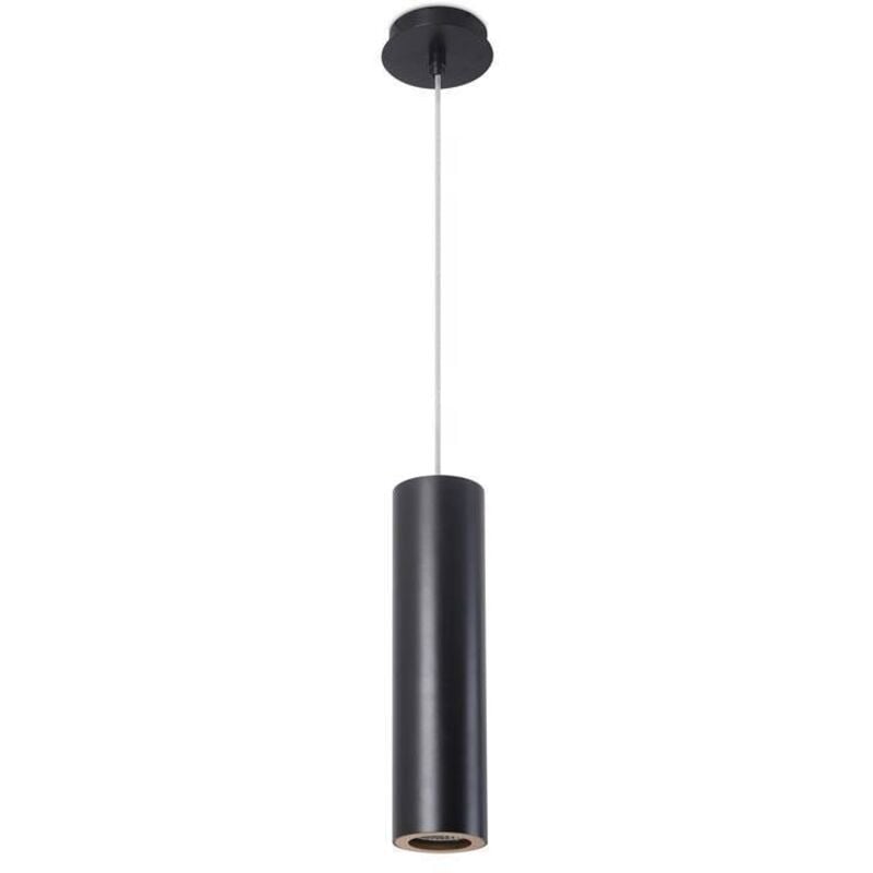 Pipe - Lampada a sospensione sottile a 1 luce nera, oro 6,8 cm, GU10 - Leds-c4