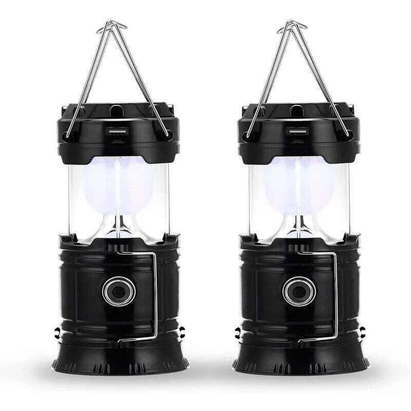 Image of LED camping lamp, plug-in and solar&hellip;