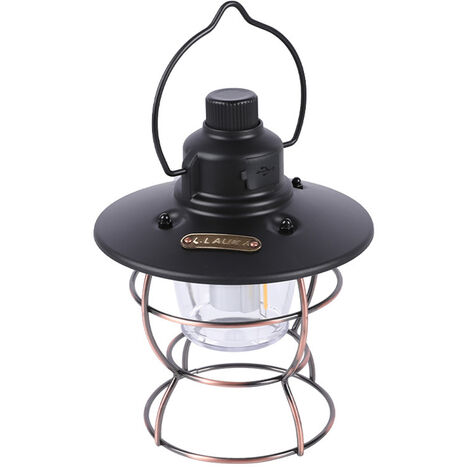 LED Camping Lantern, Rechargeable Camping ,  Portable Outdoor Hanging Tent Light for Campingblack