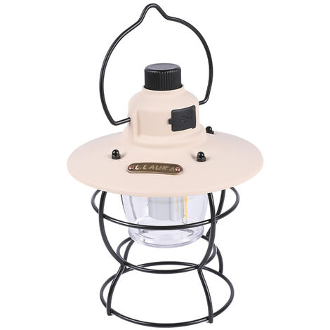 LED Camping Lantern, Rechargeable Camping ,  Portable Outdoor Hanging Tent Light for CampingWhite