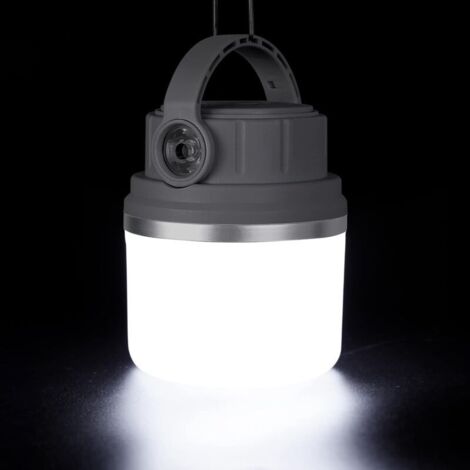 LED Camping Lanterne 3000 mAh Lampe Solaire USB Rechargeable 5 Modes Eclairage 360° Pliant Camping Lumière SOS IPX5 Étanche Camping Lumière Tente Lumière pour Randonnée En Plein Air Lecture