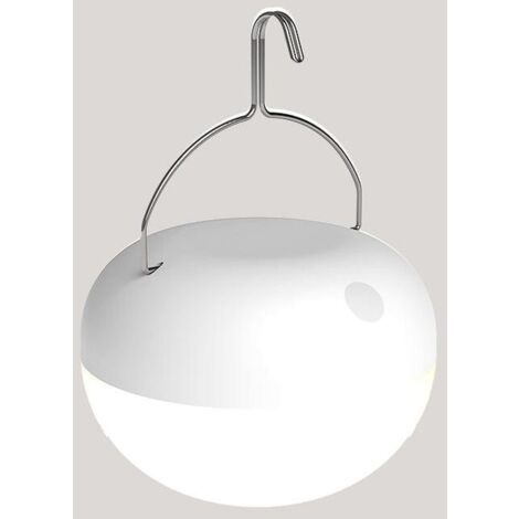 LED Campinglampe Akku Leuchtmittel tragbar Haken Magnet Ø 11 cm 2700 K dimmbar Fernbedienung Farbwechsel RGB Outdoor Lampe